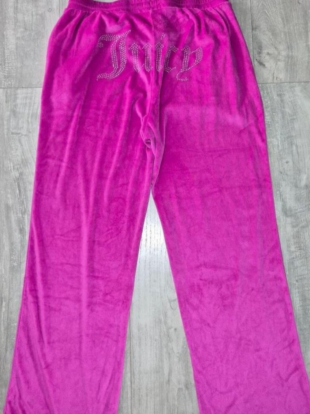 Juicy Couture Women's Pink Pants Soft BlingBedazzled Trousers barbiecore